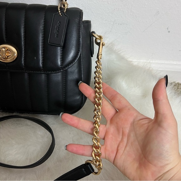 Coach Marlie Turnlock Quilted Top Handle Crossbody - Picture 11 of 16